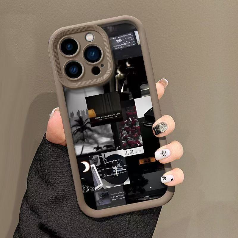 Nueva aplicación para iPhone 16 funda para teléfono móvil Apple 15promax/14 anti-caída 13pro12 Europa y América 11 personalidad xr