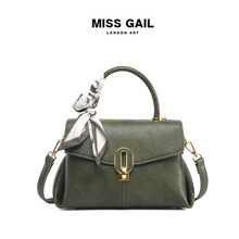 外贸女包轻奢时尚锁扣高级感斜跨包包女新款百搭通勤手提包单肩包