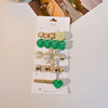 Cute hairgrip from pearl, set, hairpins, hair accessory, 2023 collection