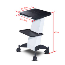 医疗美容院诊所托盘金属置物架工作台车  牙科口腔工具车移动推车