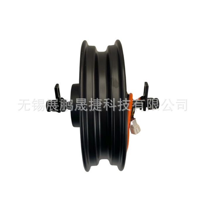 QSMOTOR 10 pulgadas Quanshun tercera generación 1200W35H cilindro de cilindro 16 eje versión de ahorro de energía 48 - 72V motor de vehículo eléctrico