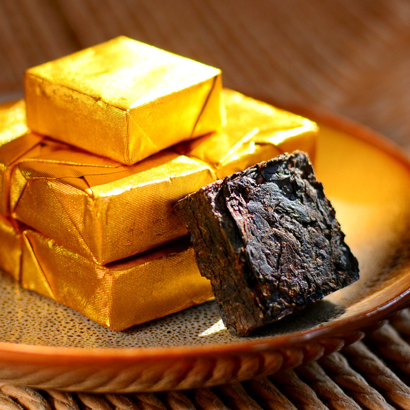 云南普洱茶小金砖熟茶散装 原味高香型迷你沱茶勐海乔木茶叶订制|ms