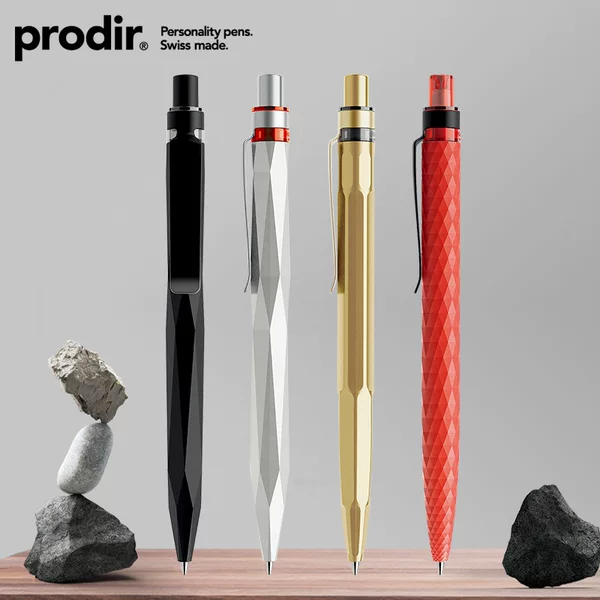 Swiss Imported Stone Signature Pen Engraving prodir Black 0.5mm High Color Value Business High-end Office Pen