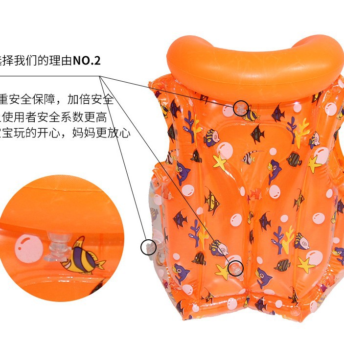 Nadar para niños chaleco flotante para niños principiantes equipos de natación general chaleco salvavidas inflable profesional