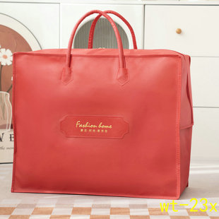 New factory wholesale leather quilt storage bag household clothing bedding storage bag large capacity leather storage bag