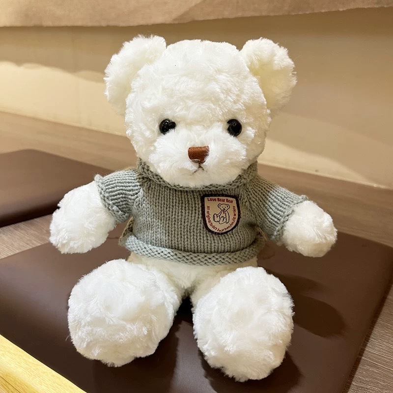Muñecas de peluche al por mayor emoción acompañante vestido juguetes de peluche regalo de cumpleaños abrazar osos muñecas