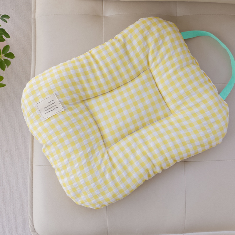 노란색 그리드 매트