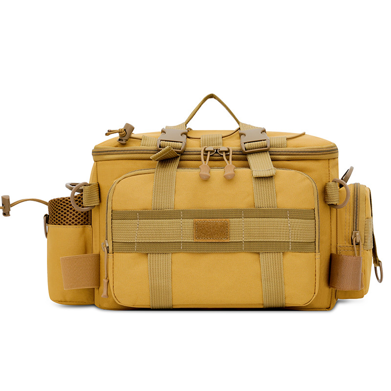 Fabricantes al por mayor bolsa de pesca Oxford bolsa de pesca bolsa de palo de inserción bolsa multicámara estratificado bolsa de carretera de tramo inclinado bolsa pequeña