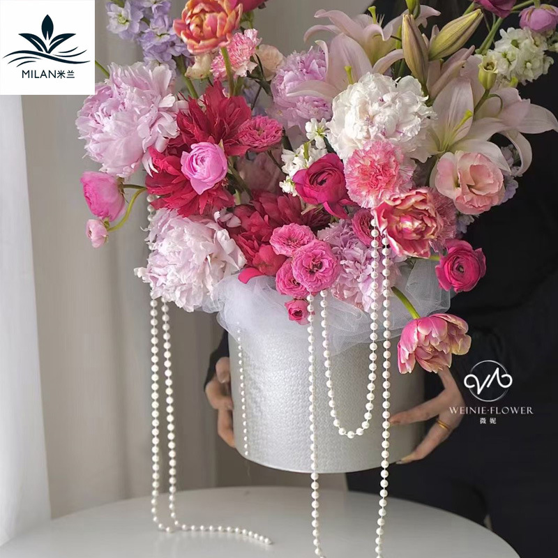 Floral perla cadena ramo accesorios modelado borla DIY decoraciones arco nudo bolsa flor material