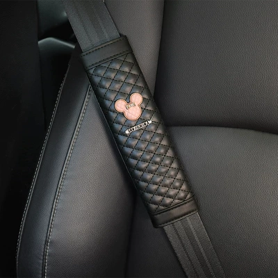 Seat belt shoulder pad Cute Internet Popular Qiqi Car - single-pink-qiqi-head-shoulder-covers