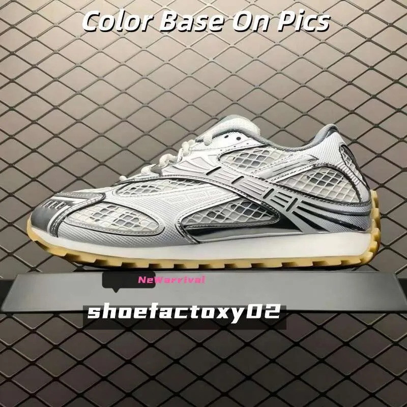In-Stock European Version 2026 New Model Mesh Color-Blocking High-Quality Genuine Leather Classic Versatile Thick-Soled_vogvips.com