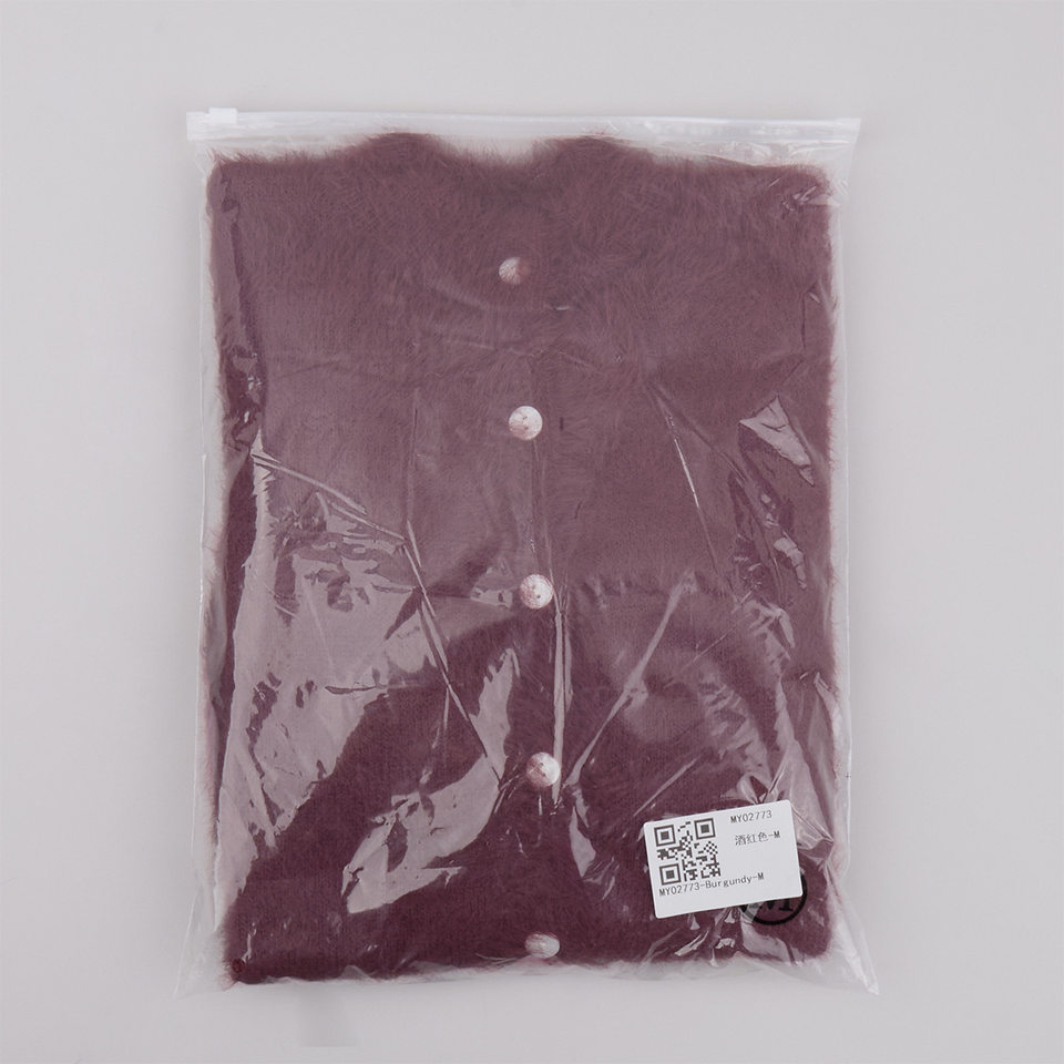 Áo khoác cardigan len nữ dáng ôm cổ tròn tay dài một hàng cúc chất liệu lông mềm mại — Màu hồng, Màu trắng, Màu xám nhạt, Xanh đậm chi tiết 50