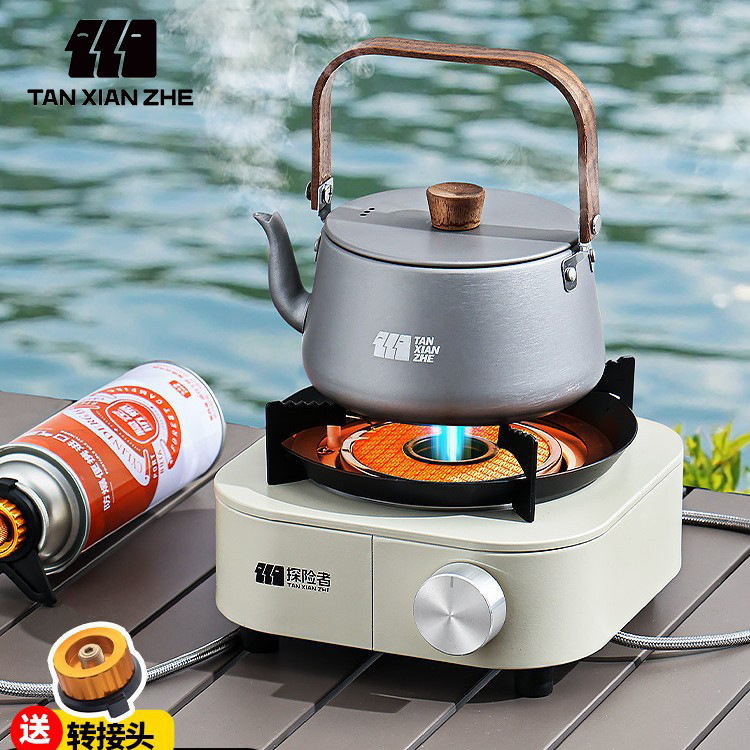 Cassette Stove Outdoor Portable Split-Type Camping Cookware New Stove Tea-Making Stove Gas Stove Detachable New Model