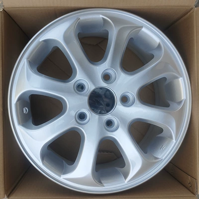 Suitable for Beijing Hyundai 15inch YueDong wheel rims, I30 Coupe, Lingxiang wheel rims, k703 aluminum alloy steel rims, brand new (Hub) - silver-full-coating-15x55j