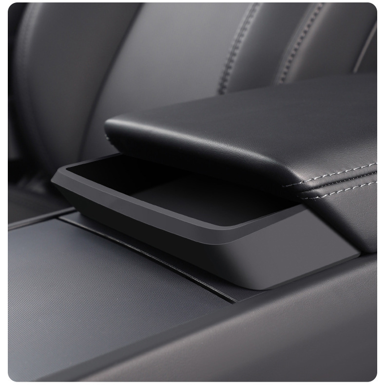 Suitable for Tesla Model 3/Y/L New Model Center Console Armrest Box Convenient Pocket 3W Silicone Convenient Glasses Pocket