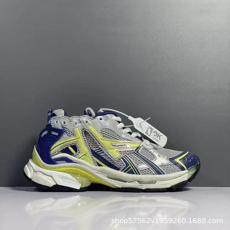 OK巴黎七代track7.0runner做旧情侣老爹鞋网面休闲时尚运动跑步鞋|undefined