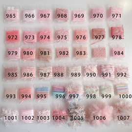 手混线线板藏族DIY配件迷你脏鞭发绳辅料小样粉色系头饰其他