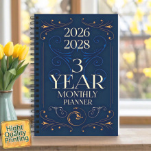 �羳�¿�ߵ�ţ2026-2028month planner 3��ƻ��ʼǱ�
