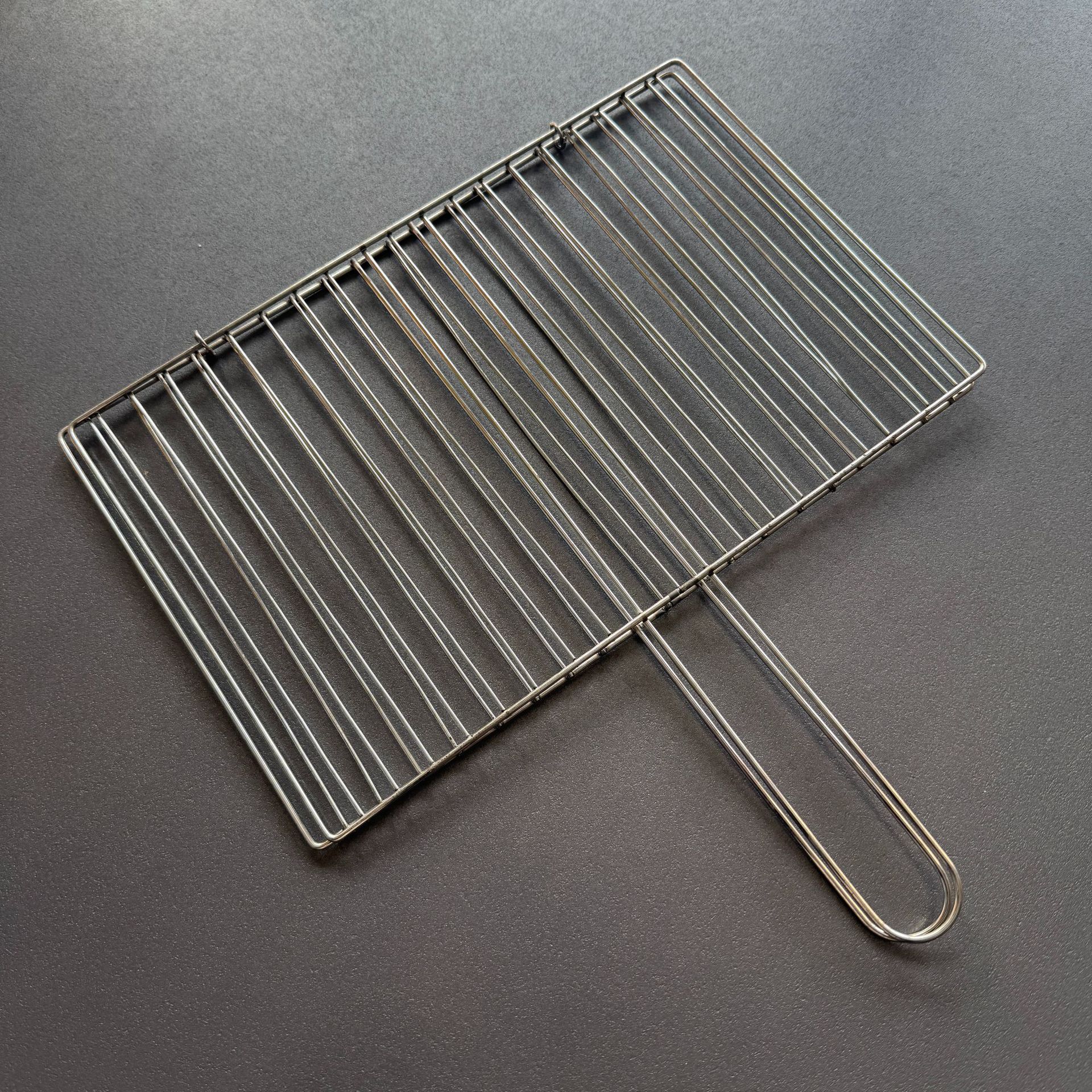 Pinza de Red para Barbacoa Doble Capa de Acero Inoxidable, Fácil de Limpiar image 9