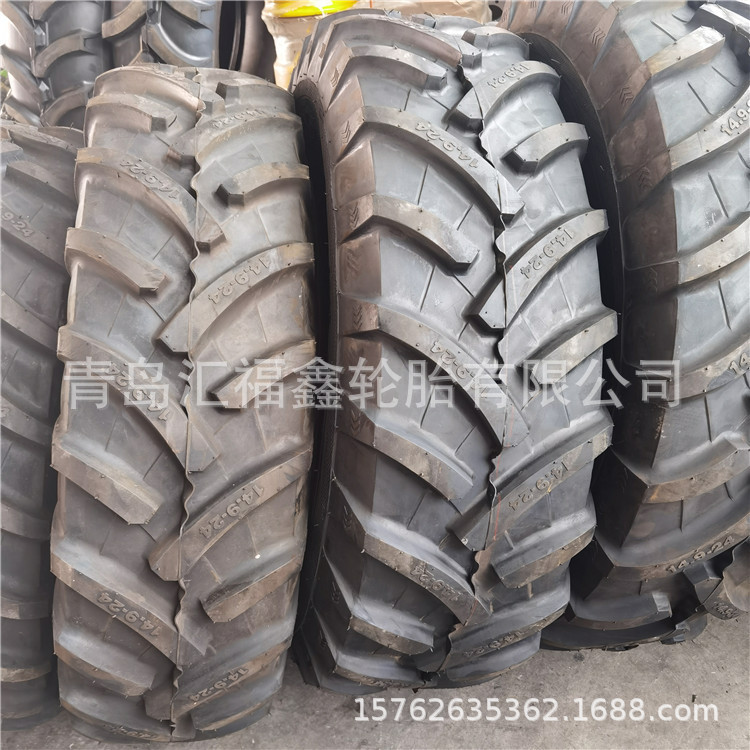 供应农用轮胎14.9-24 灌溉拖拉机轮胎人字花纹