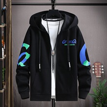 P50 春季新款连帽开衫外套男青少年中学生休闲外套QQ群5102525