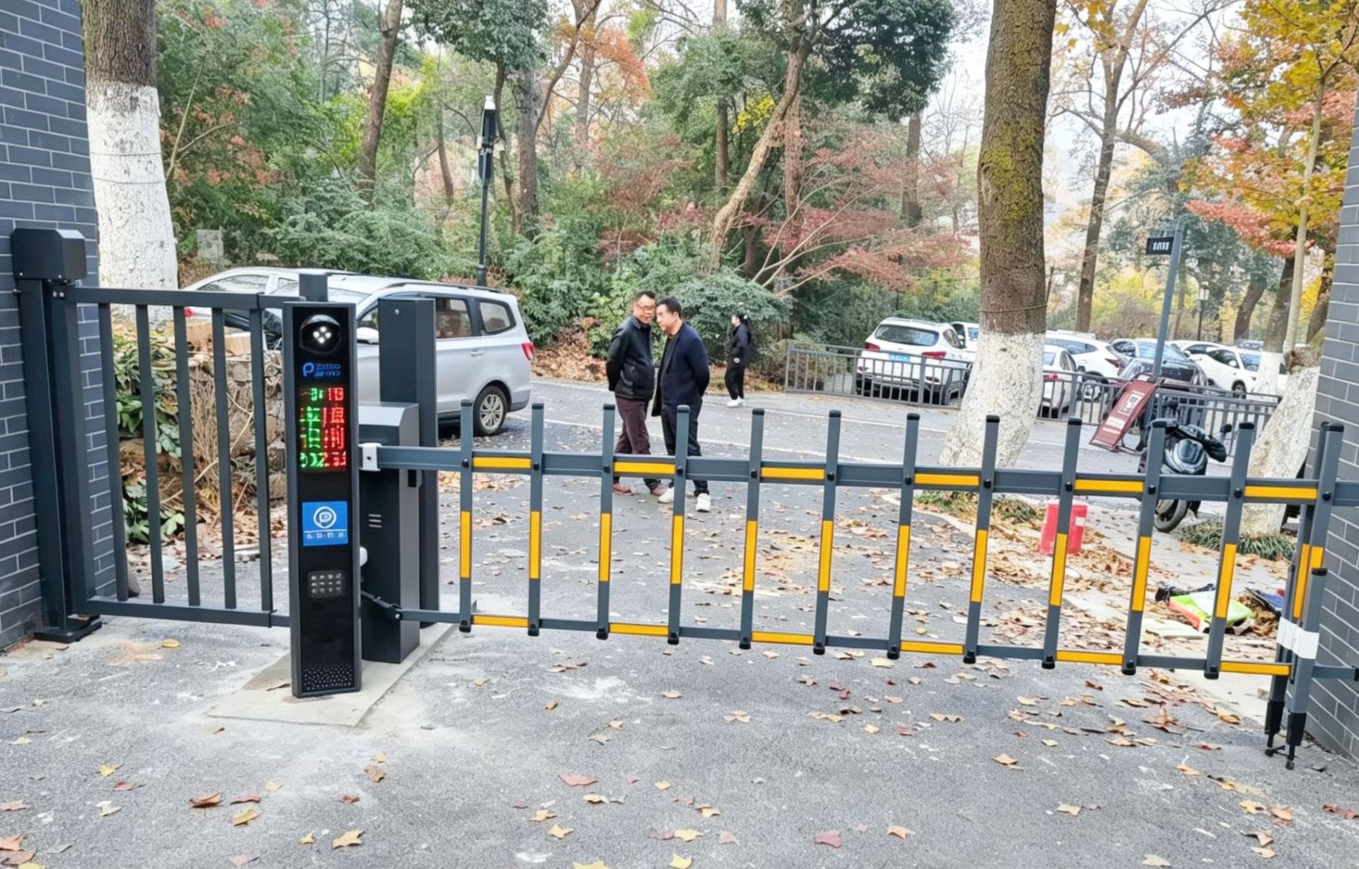 License Plate Recognition Gate Barrier, Vehicle Automatic Access Control System Source Manufacturer, Parking Lot Gate Barrier System