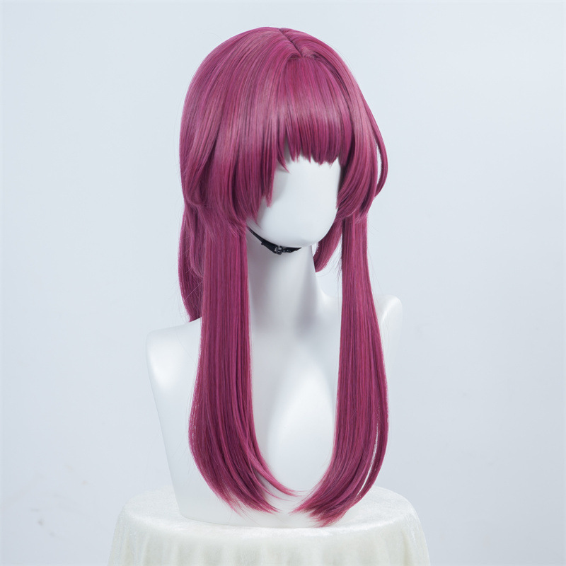 Crash Star Dome Railroad Kafkacos peluca de cabello de una sola pieza de cabello simulación cuero cabelludo peluca cosplay