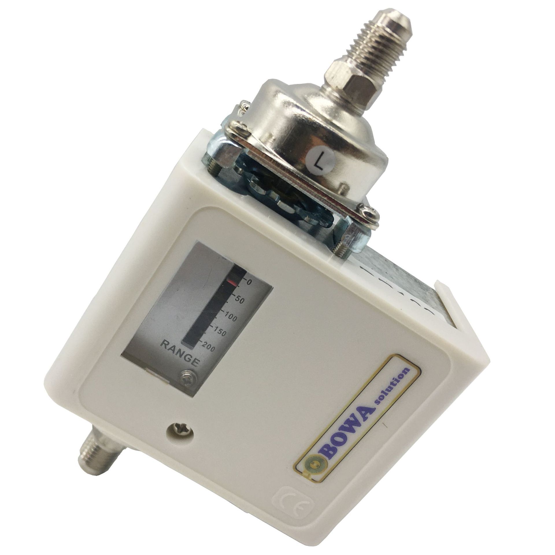 15m压头可调式压差开关用于流体末端旁路控制，防止电机过载