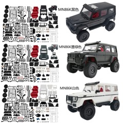 Mongoose MN86K Full Scale 1:12 Large G 4WD Climbing Car G500 4x4 Assembly KIT Remote Control Toy Car