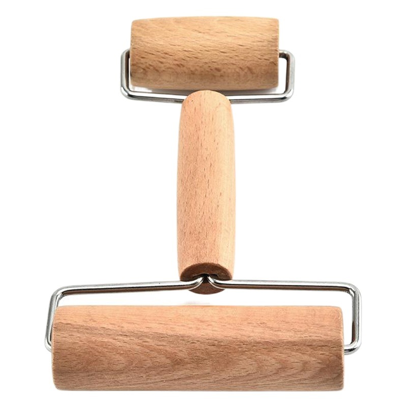 Amazon de doble cabeza de madera de palo de harina de cocina rodillo de la hornada herramienta rodillo Rolling Pin rodillo image 1