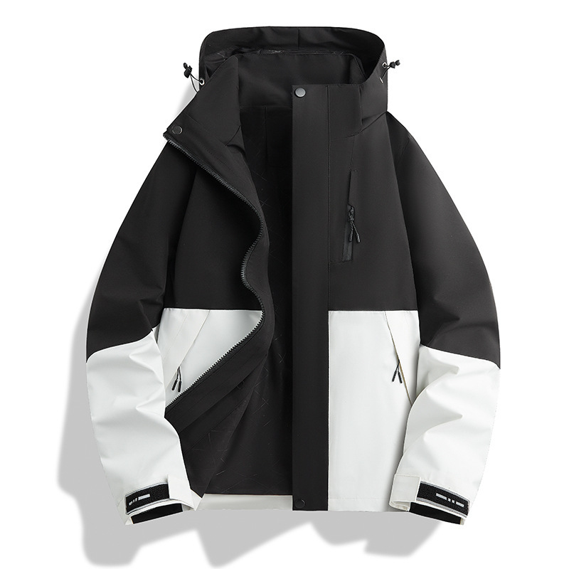 单层冲锋衣夹克定制印logo户外防风防水外套冲锋衣工作服定制潮流|undefined