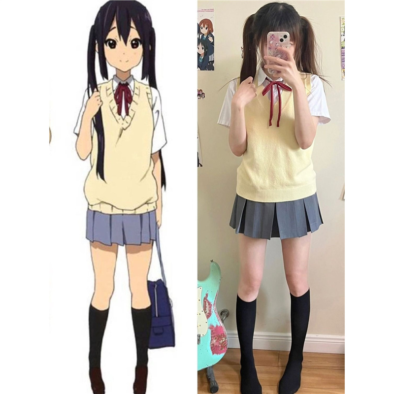 Thin niche Nakano suit cos suit animation with jk uniform cosplay Japanese sweater skirt full set