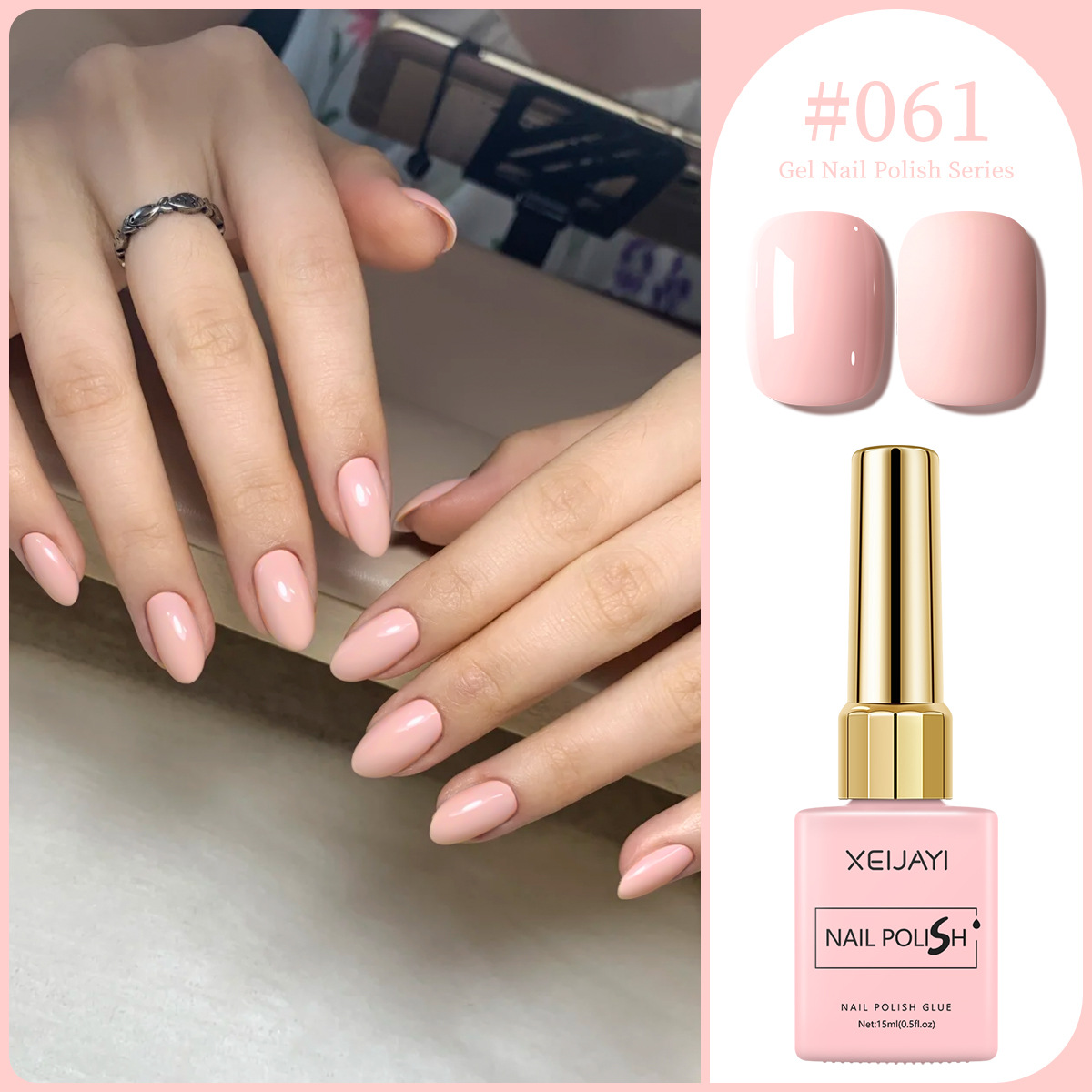Macaron color pegamento de uñas 2025 nuevo estilo de moda Chellie rojo oliva verde pegamento de uñas