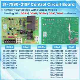 1个 颜色：图片色 材质：塑料 S1-7990-319P 炉子控制电路板 适用