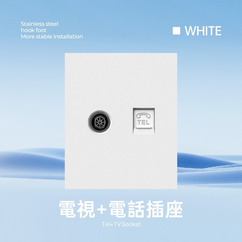 Tipo 86 interruptor estándar europeo panel de toma de pared super delgado placa de conexión rusa multifuncional estilo europeo en stock ruso