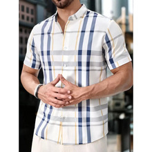 L 37273 Geometric print short shirt ���������������羳��