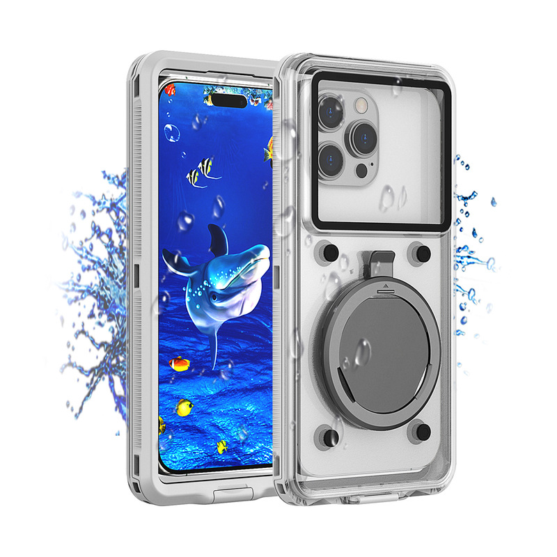 自己検査防水携帯ケースはすべての機種の潜水全包海底潜水写真水中タッチパネル保護カバーを適用する|undefined