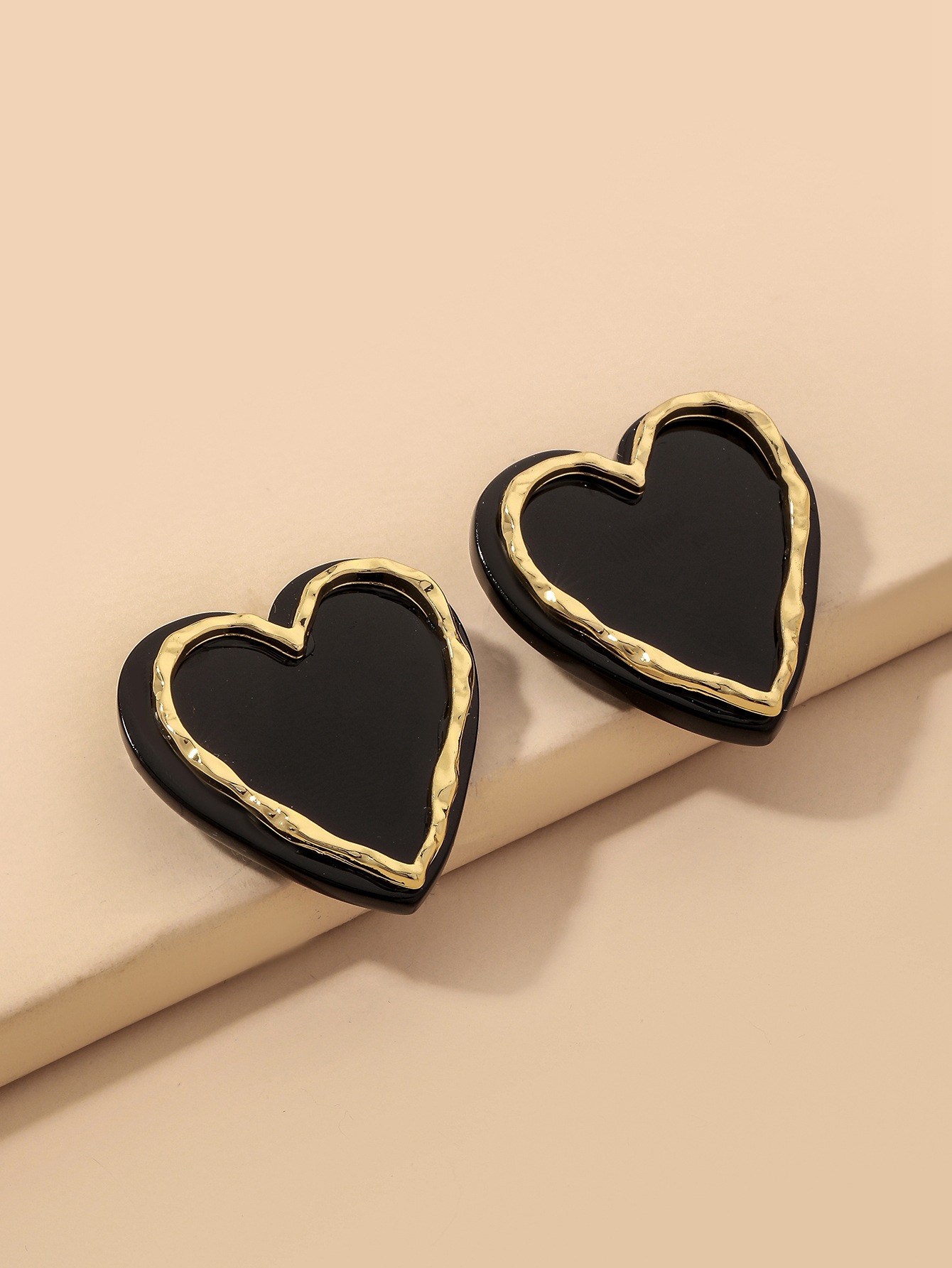 Women'S Gender Fashion Heart Arylic No Inlaid Earrings