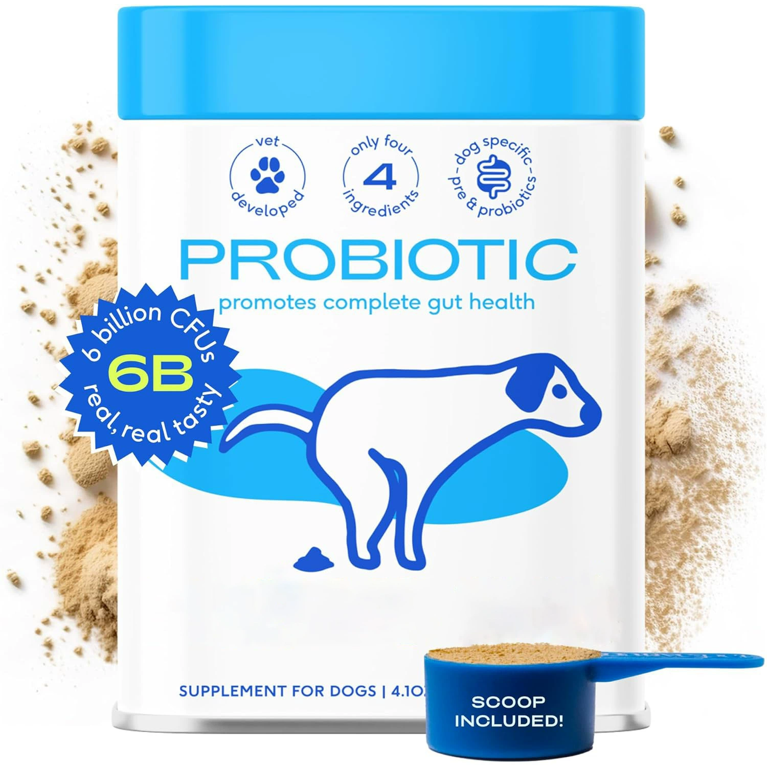 Детский сад Amazon популярный пробиотический порошок для питомцев PROBIOTIC, прямые поставки от производителя, оптовая торговля, экспорт, OEM