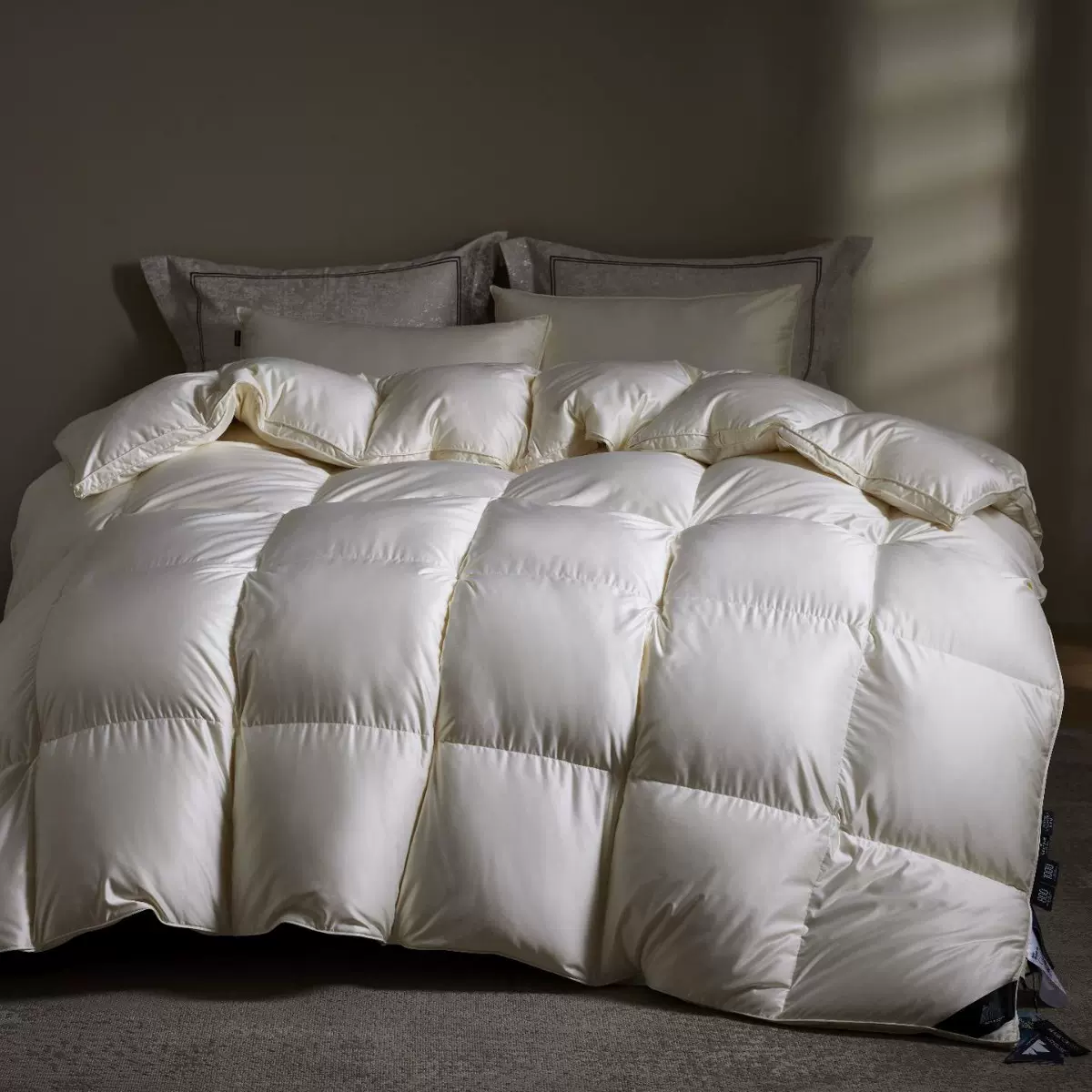 奢品顶峰5A羽绒被子高蓬松95大朵白鹅绒立体双人被冬被加厚保暖被