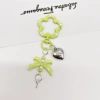 Lime green (upgraded flowers + bow + love)