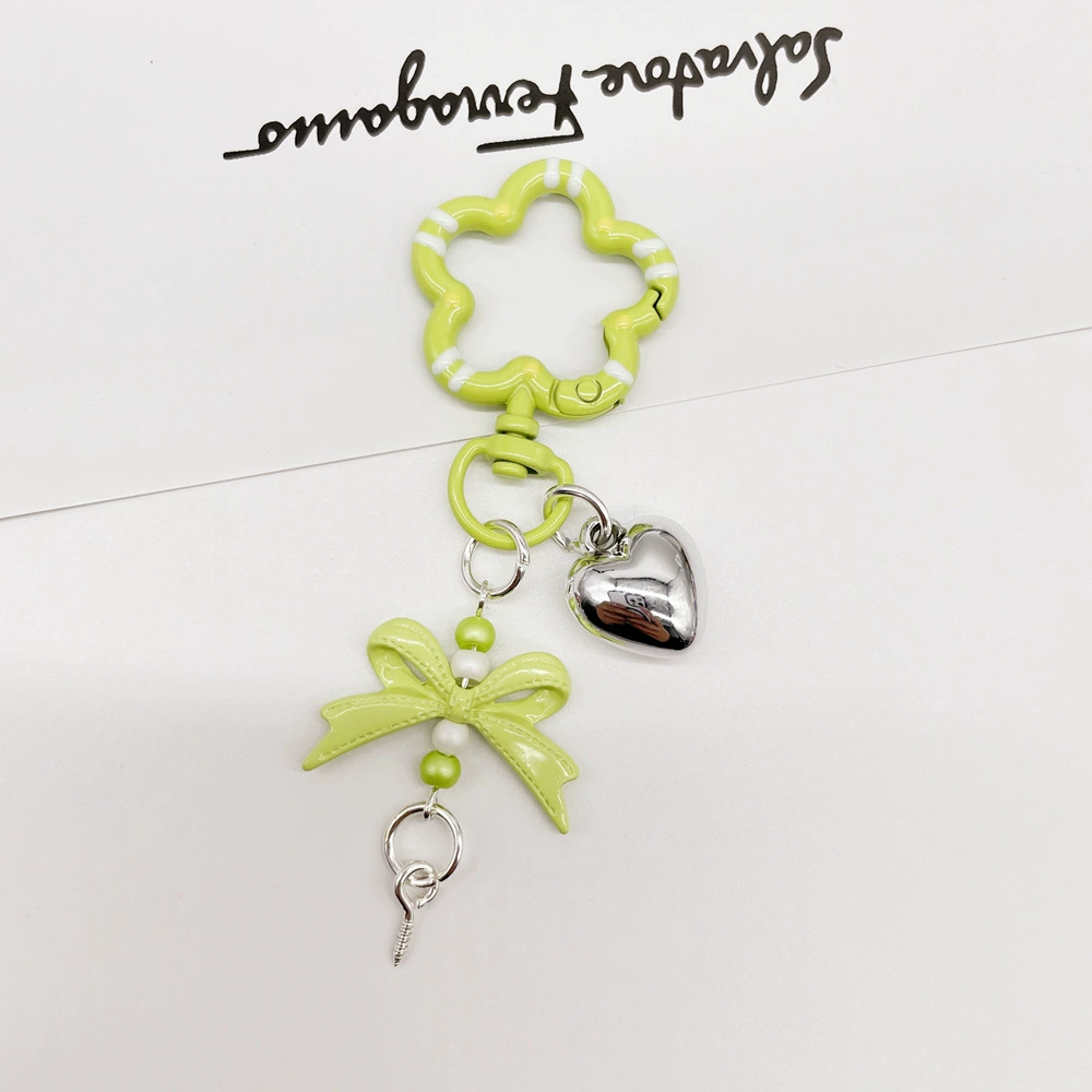 Universal keychain flower-shaped, accessories, flowered, DIY