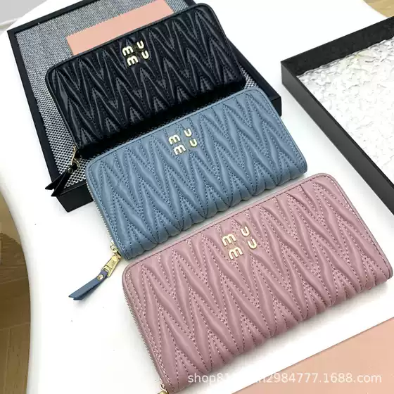 2025 New Edition Pocket Wallet - Embossed Textured Wrinkle Short Wallet for Women, Fashionable Korean Sweet Style