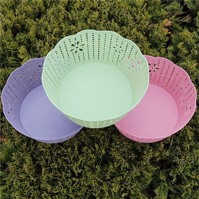 Hollowed in storage basket desktop snacks Storage basket Plastic debris basket children Toys Storage baskets Storage Basket