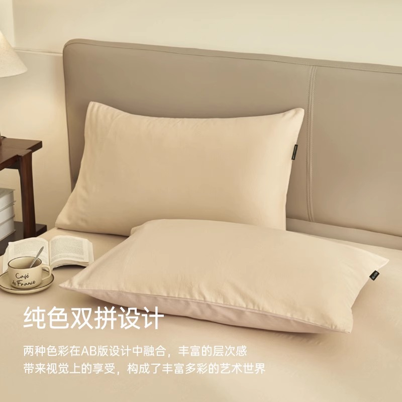 Funda de almohada de algodón 2025 nuevo estilo de algodón puro 48x74cm par de cubierta interior de dormitorio para el hogar