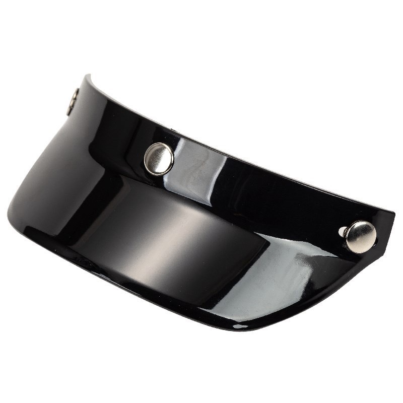 Retro Helmet Brim Visor 3/4 Helmet Brim Motorcycle Half Helmet with Three Buckles Universal Short Brim Sunshade