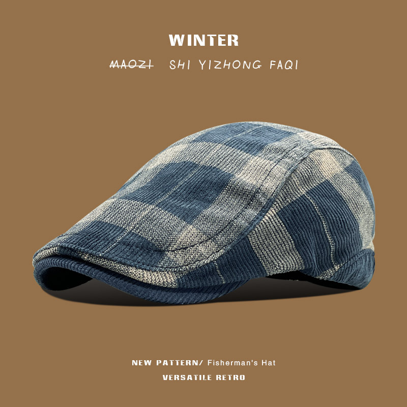 Pana Plaid delantero CAP-Azul