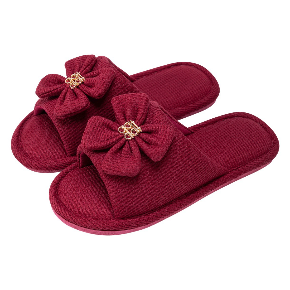 Свадебные тапочки пара высокого чувства свадебные туфли летом праздничная свадьба пара красные тапочки жених невеста свадьба