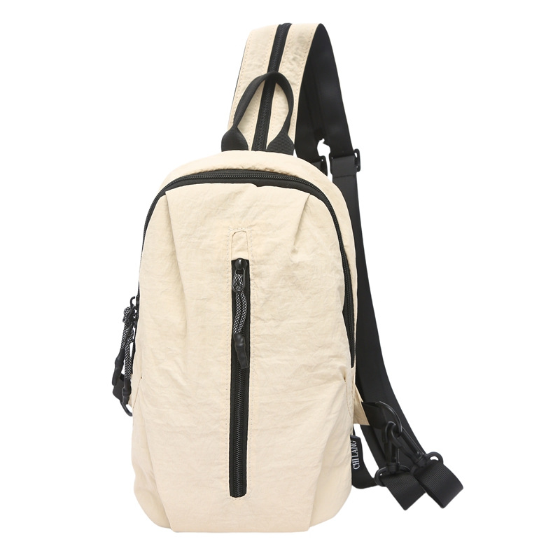 Nuevo estilo pequeño y fresco bolso de mensajero de pareja para hombres y mujeres, mochila de moda simple, mochila de ocio al aire libre de ciclismo multifuncional