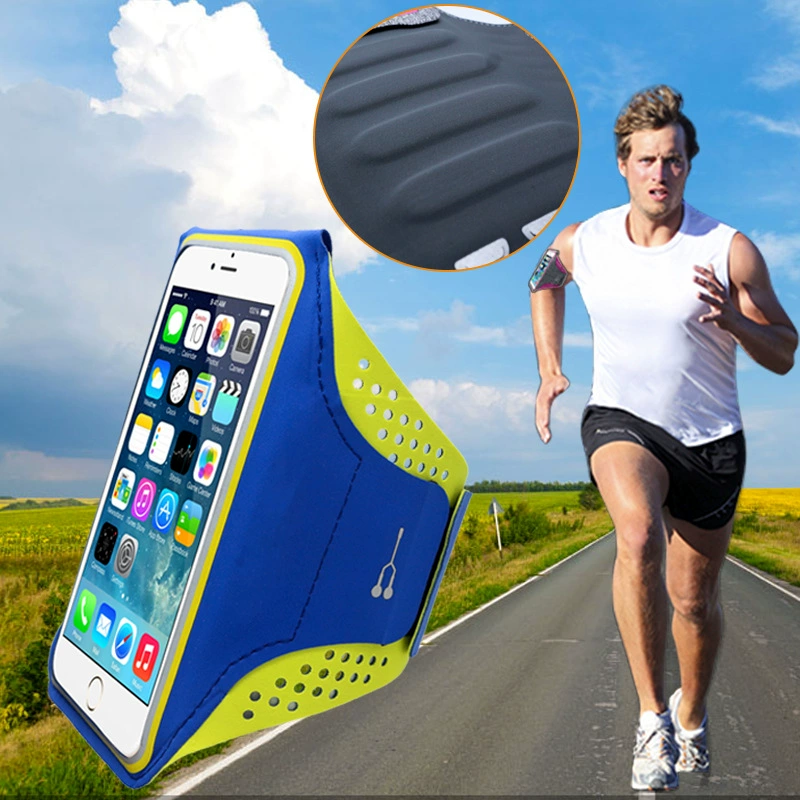 Спортивная сумка-браслет для телефона из лайкры и ПВХ для бега на открытом воздухе, на заказ, модель Tianna